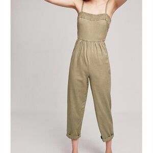 Anthropologie Hei Hei Olive Green Equinox Jumpsuit – XS